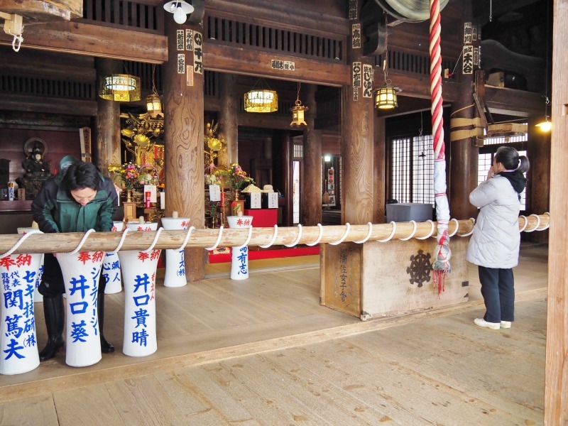 大祭の前日には大ローソクの撮影がありました_c0336902_21015545.jpg