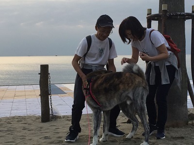 和歌山の海でボランティア&とらおくん~♪_e0123286_18505493.jpg