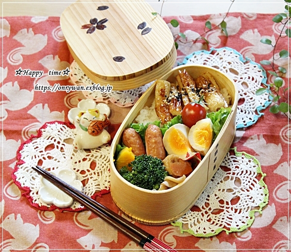 竹輪の照り焼き弁当と虹~♪_f0348032_16451009.jpg
