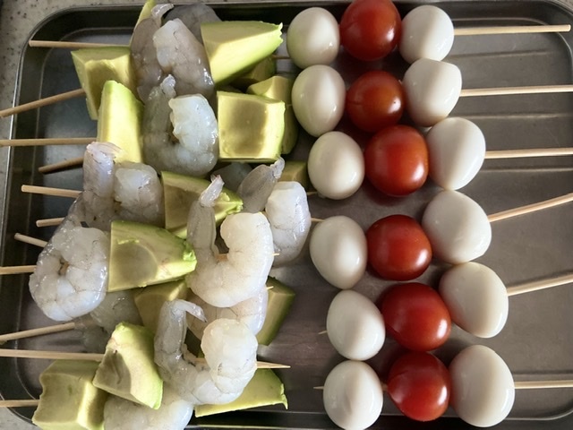 【おつまみに】海老とアボカドの串揚げ_d0327373_18265201.jpeg