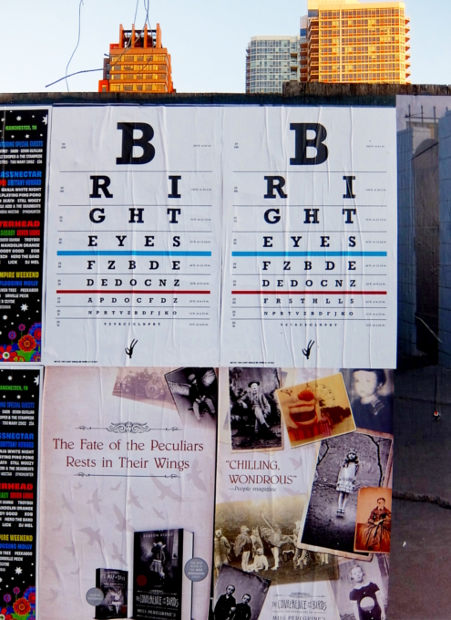 視力検査表 みたいなデザインのポスター An Eye Chart Themed Poster ニューヨークの遊び方