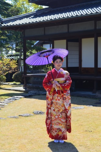 成人式前撮り 武家屋敷で撮影_d0230676_14573176.jpg