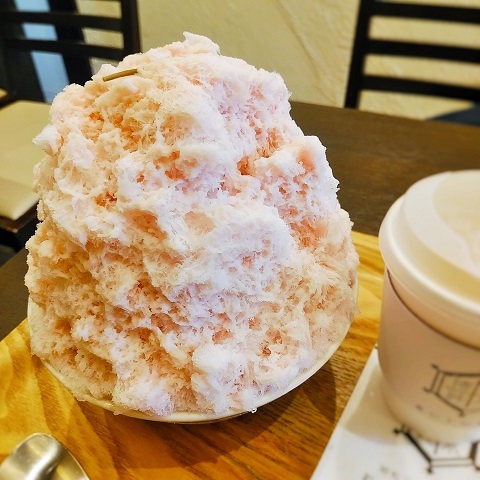 閉店 唐人町 おいしい氷屋 ４回目 福岡の抹茶かき氷