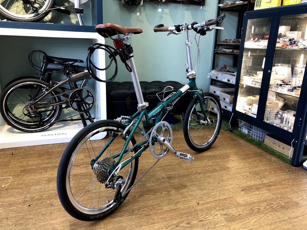 カゴ取り外しで】DAHON Boardwalk D7 ブレーキとタイヤ交換済み