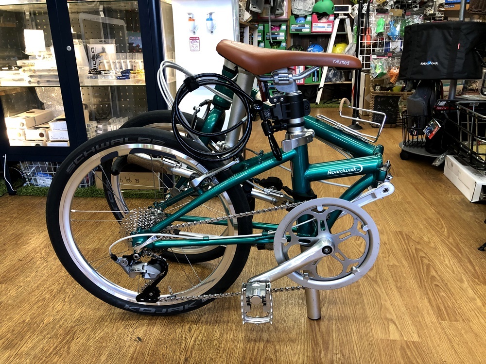 【カゴ取り外しで】DAHON Boardwalk D7 ブレーキとタイヤ交換済み カゴ取り外しで】DAHON Boardwalk D7 ブレーキとタイヤ交換済み