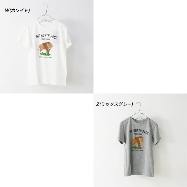 THE NORTH FACE [ザ ノースフェイス正規代理店] Ks S/S Graphic Animal Tee [NTJ32047] Tシャツ（大人の女性も着用可能）・LADY\'S _f0051306_15220627.jpg