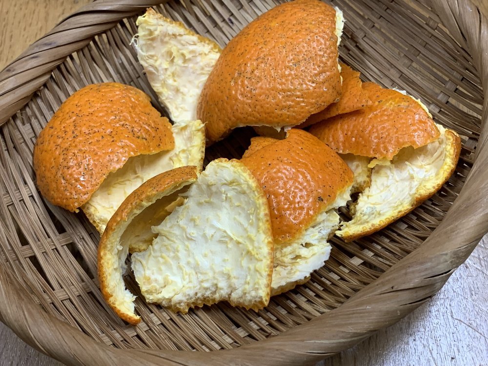 ☆伊予柑・皮も楽しく使います☆_c0092953_00334142.jpg