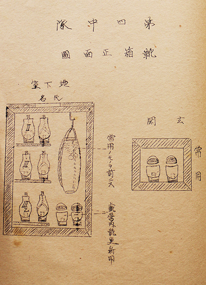 戦時資料 肉筆文稿☆陸軍予科士官学校第六中隊第ニ区隊 入校所感