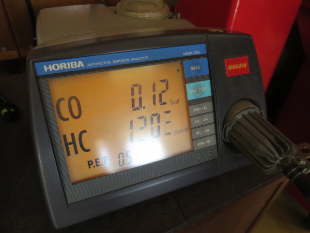 ☆ キャブレター分解清掃&同調&CO/HC調整♪(*˘︶˘*).。.:*♡ ☆_d0038712_20235331.jpg