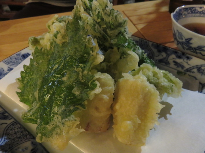 食ING情報☆旬の天ぷら、鯖焼き、そして焼明太にぎり@炭松_e0408534_11541763.jpg