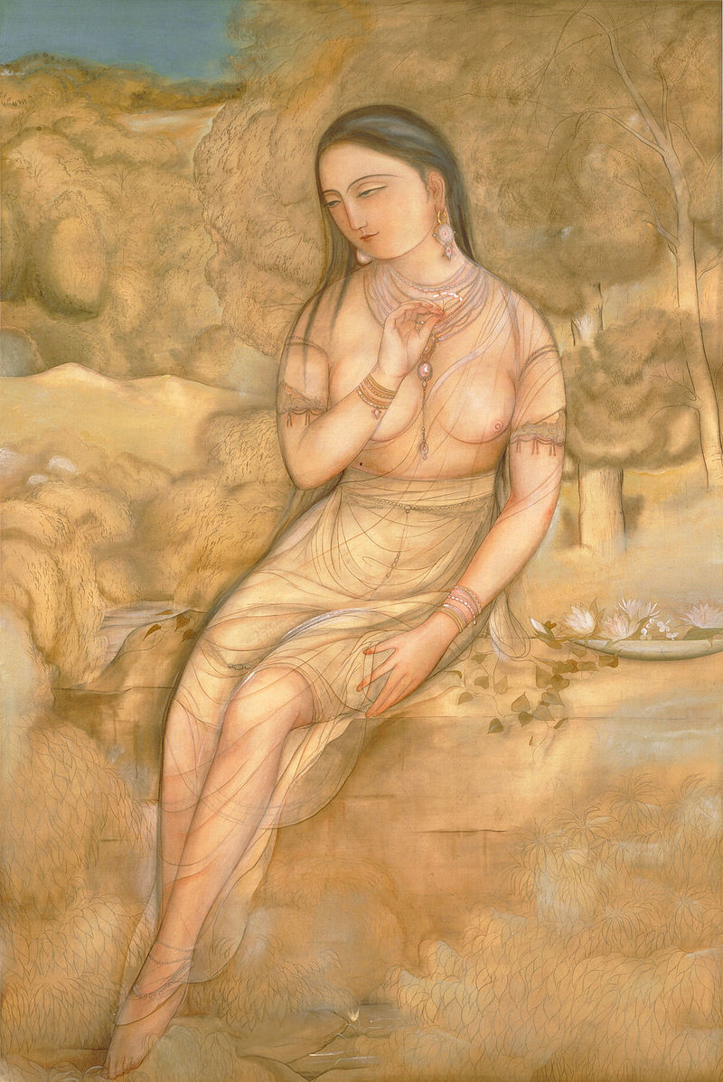 村上華岳、【裸婦下絵】、希少な画集画、新品高級額・額装付、状態良好 村上華岳、【裸婦下絵】、希少な画集画、新品高級額・額装付