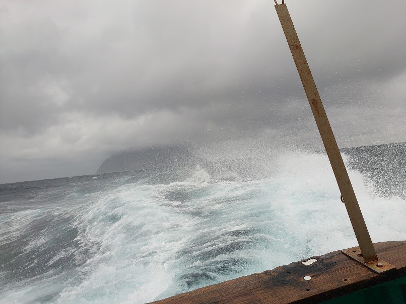 うねる海 八丈島 第３の釣り