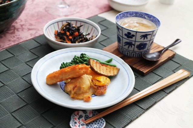 鶏天と長芋蒸し・・・千疋屋のフルーツ詰め合わせ_d0377645_23181400.jpg