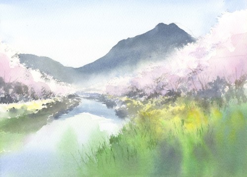 桜 水彩画 はるさき水彩画blog 桜 水彩画 はるさき水彩画blog