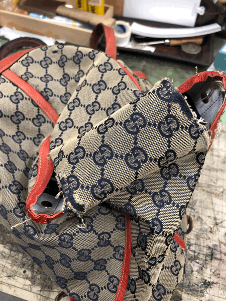 Gucci バッグ　破れ、ほつれあり Gucci バッグ 破れ、ほつれあり