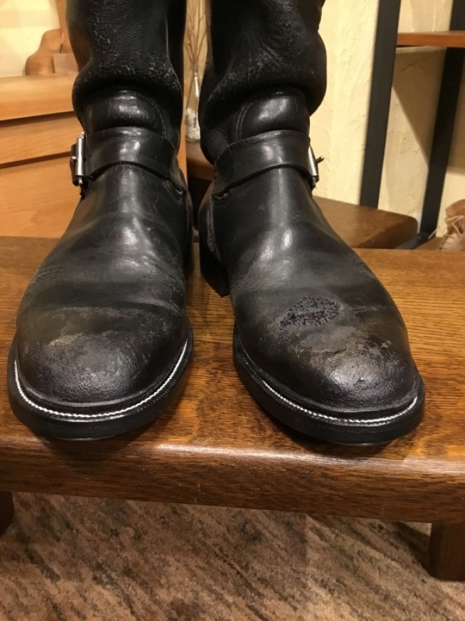 【RED WING】エンジニアブーツをリラストしました:後編(つりこみから底付けまで)_f0283816_10172755.jpg