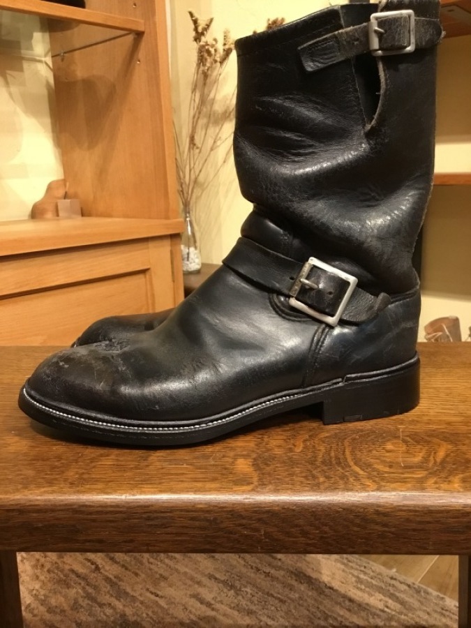 【RED WING】エンジニアブーツをリラストしました:後編(つりこみから底付けまで)_f0283816_10172845.jpg