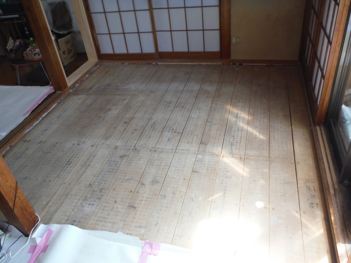 床断熱他 和室4 5畳 6畳間の床断熱 市原市リフォーム店の社長日記 日日是好日