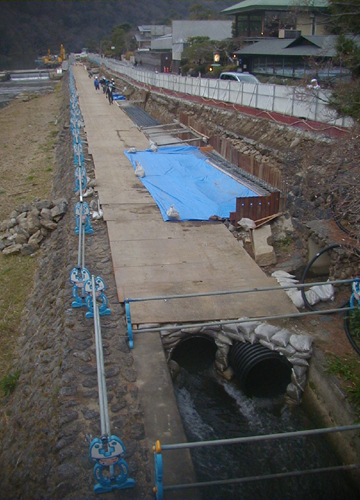 ●渡月橋上流左岸河道整備、その10_d0053294_10511045.jpg