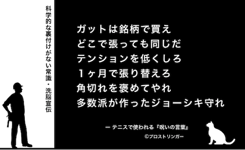 テニスで使われる 呪いの言葉 プロストリンガー公式ブログ C Prostringer