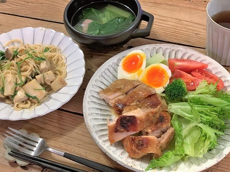 トマトと椎茸の栽培経過♪ と おうちごはん_d0249193_17540325.jpg