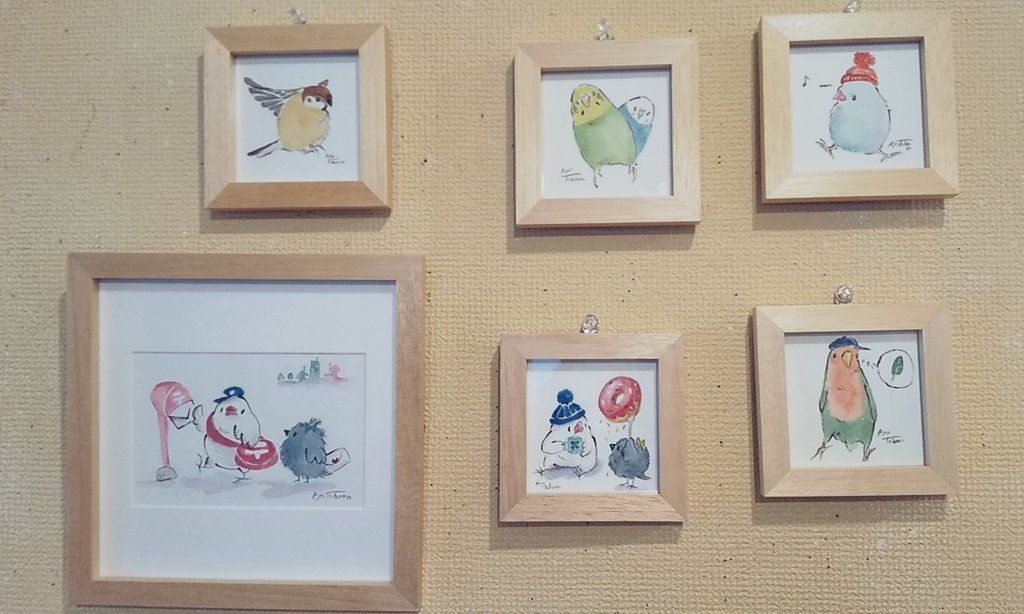 関西つうしん【鳥展 vol.10】Buncha-yA田原あや作品紹介!通販も受付中_d0322493_00494390.jpg