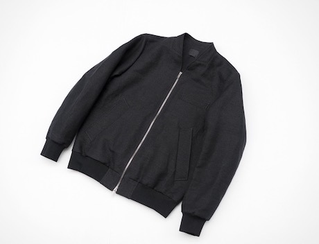 山内 ヤマウチ ノーカラー 良質 織り地 ジップ ジャケット 山内 ヤマウチ ノーカラー 良質 織り地 ジップ ジャケット 山内