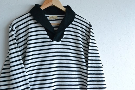 \"BORDER WAFFLE SHAWL COLLER L/S T-SHIRTS\"_d0160378_16172022.jpg