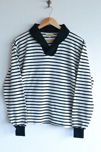 \"BORDER WAFFLE SHAWL COLLER L/S T-SHIRTS\"_d0160378_16172710.jpg