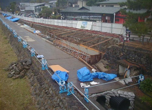 ●渡月橋上流左岸河道整備、その１２_d0053294_13081447.jpg