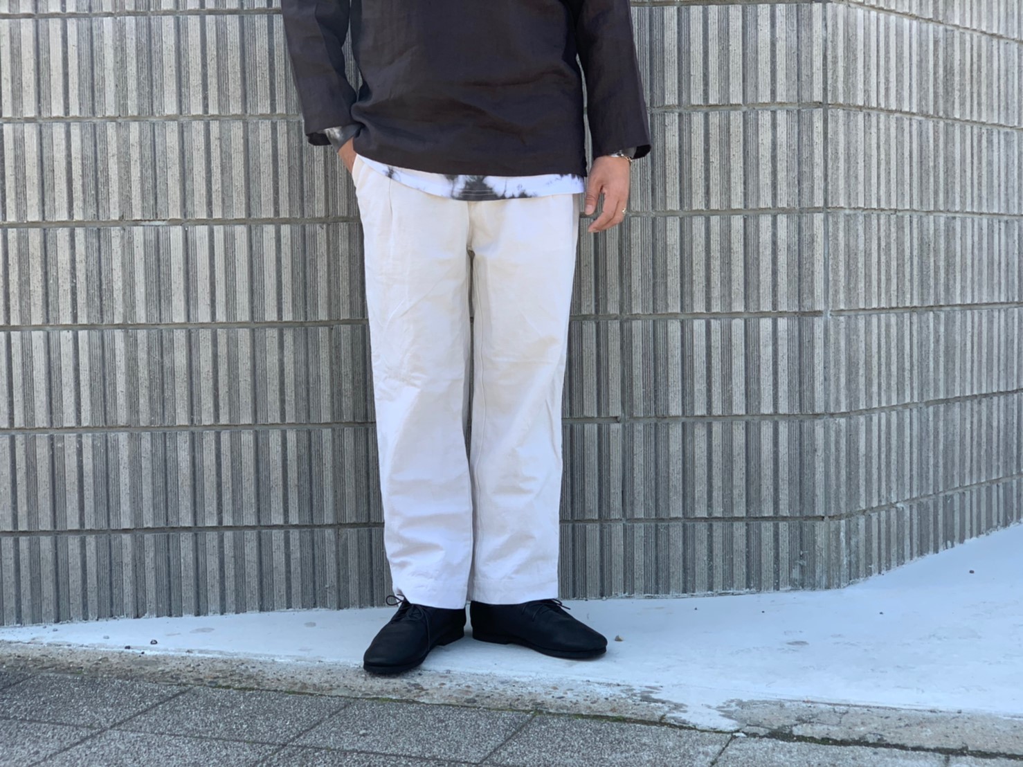 \"BAMBOO SHOOTS\"<<LINEN CLOTH SLEEPING SHIRT>>Style~NORI~_c0167336_20221855.jpg
