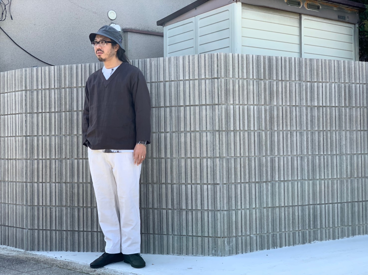 \"BAMBOO SHOOTS\"<<LINEN CLOTH SLEEPING SHIRT>>Style~NORI~_c0167336_20222830.jpg