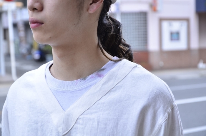 \"BAMBOO SHOOTS\"<<LINEN CLOTH SLEEPING SHIRT>>Style~KODAI~_c0167336_21033493.jpg