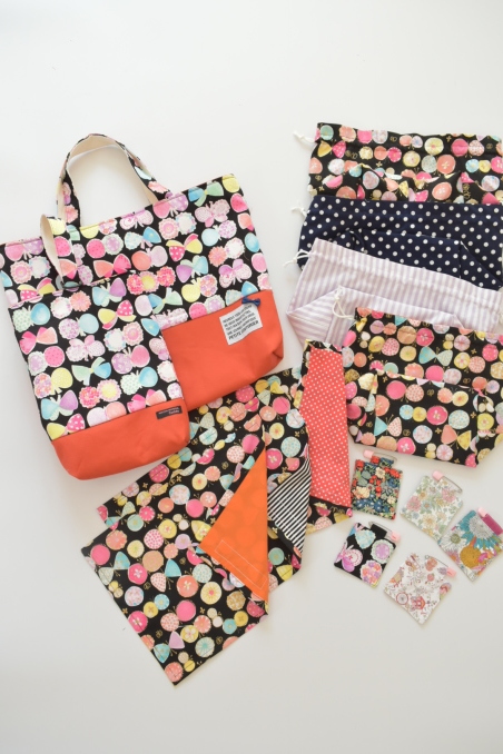 可愛いレッスンバッグ達を作りました 親子お揃いコーデ服omusubi Five オムスビファイブ