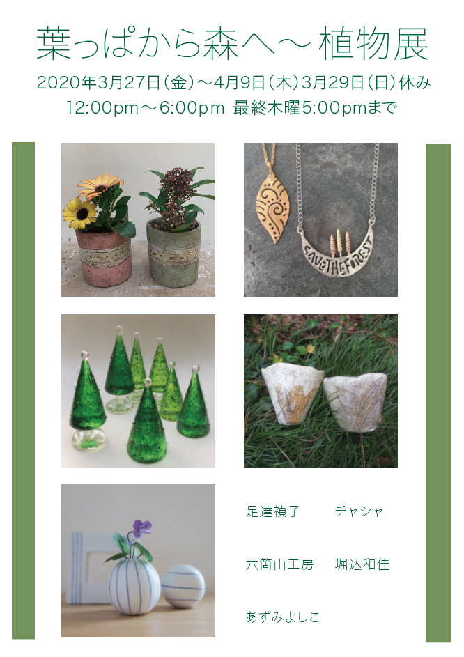 葉っぱから森へ 植物展 ウォータークラウン 葉っぱから森へ 植物展 ウォータークラウン