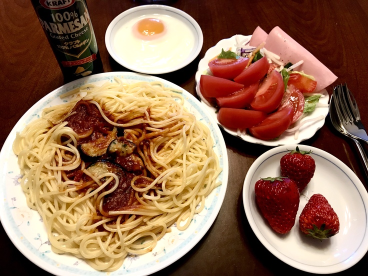 ランチ*冷凍スパゲッティ_c0212604_9105570.jpg