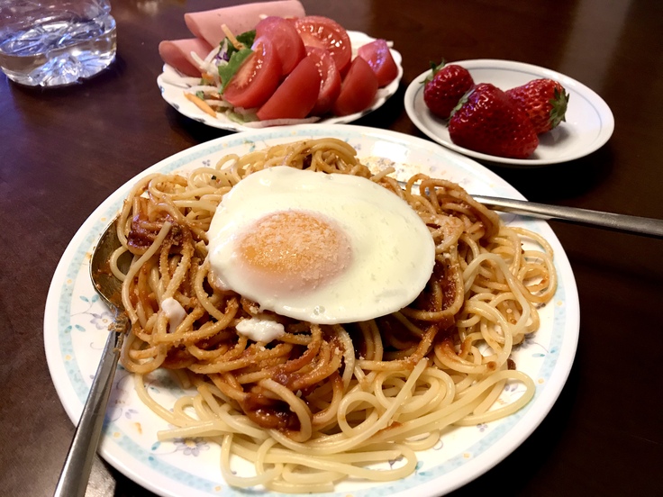 ランチ*冷凍スパゲッティ_c0212604_9115022.jpg