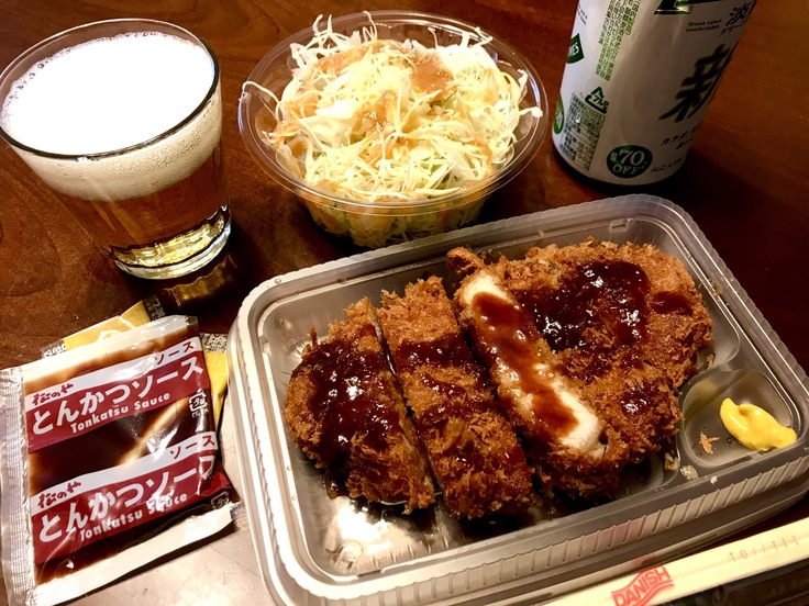 松のや「厚切りロースカツ」をテイクアウト♪_c0212604_20494938.jpg