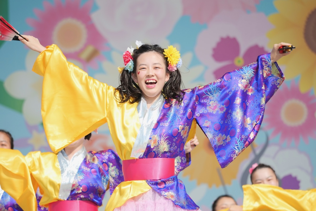 ２０１９広島ffきんさいyosakoiその１２ 安田女子高等学校ダンス部 覇瞬 ヒロパンのよさこいライク N Vanライフ