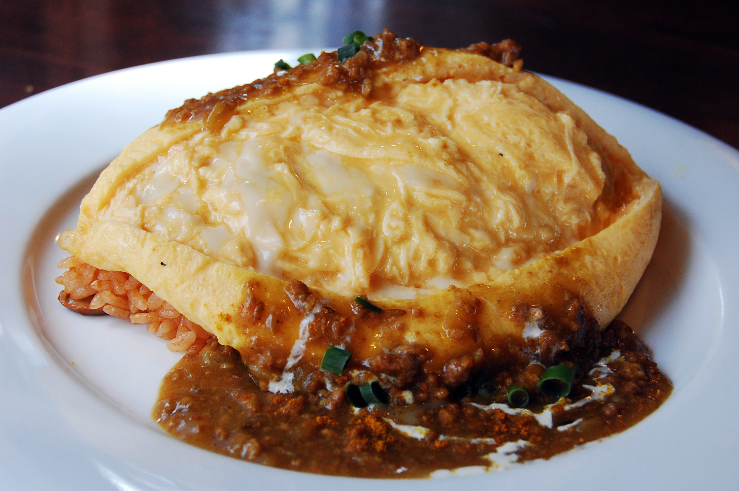キーマカレーオムライス オムライスノイローゼ