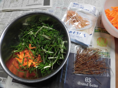 勝亦さんに食べてもらいたかった ノンビルの塩昆布あえ_f0141310_07573356.jpg