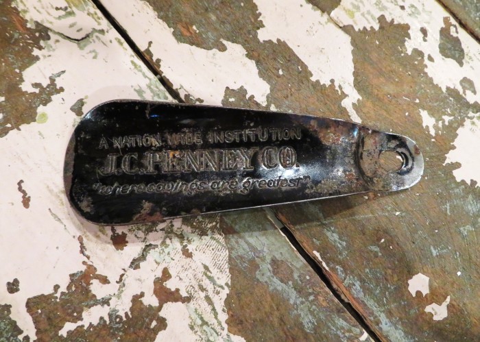 30\'s~ J.C.PENNEY CO. Advertising Shoe Horn_e0187362_16250466.jpg