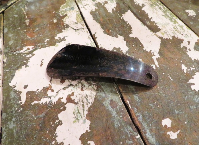 Vintage Advertising Shoe Horn 30s 40s SEARS ROEBUCK_e0187362_19050610.jpg
