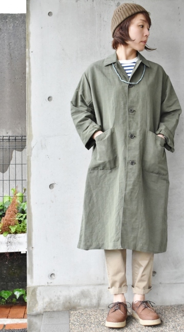 Barbour LINEN(麻)COAT UNI SEX★_d0152280_06114109.jpg