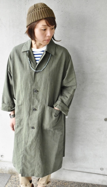 Barbour LINEN(麻)COAT UNI SEX★_d0152280_06115516.jpg