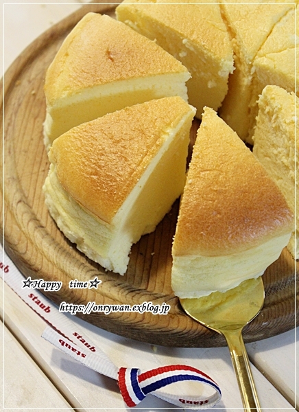 チーズケーキスフレ♪_f0348032_17123238.jpg