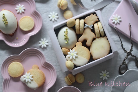 クッキー缶と つくれぽ がとどきました お菓子教室 Blue Kitchen 便り A Pleasant Blue Kitchen