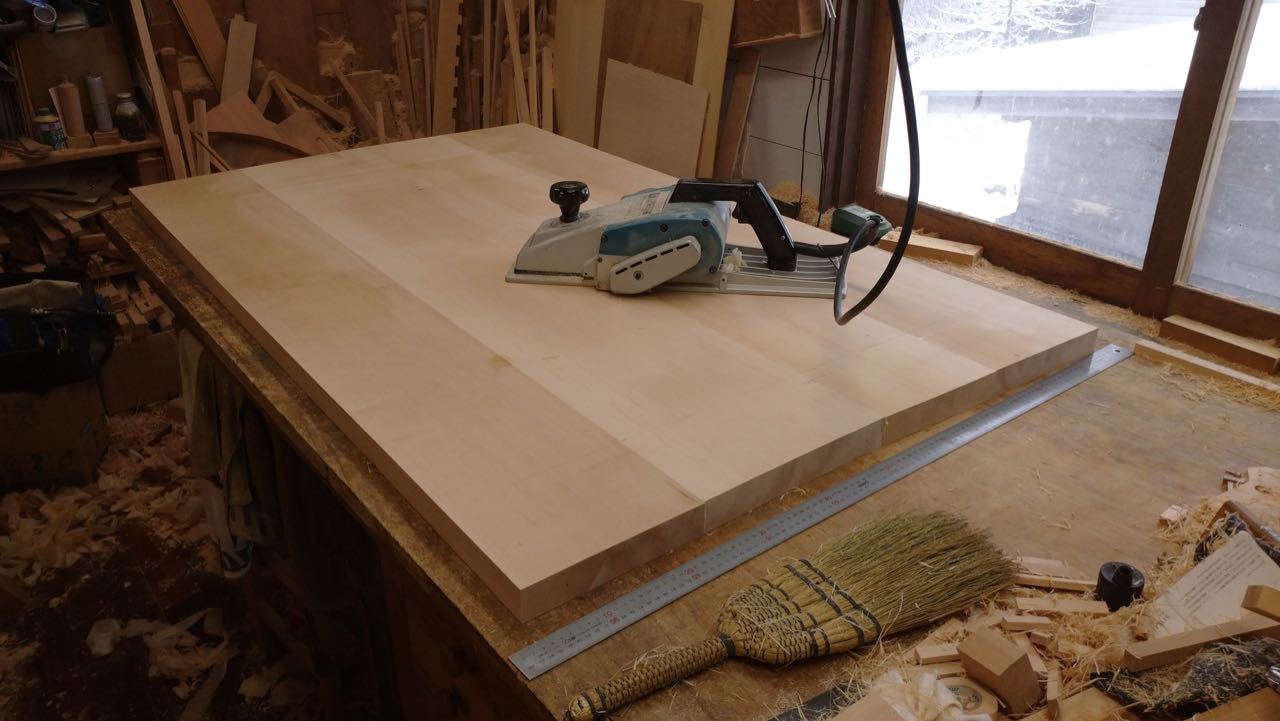 900×1500mm 座卓製作　その２　完成_a0061599_23540974.jpg