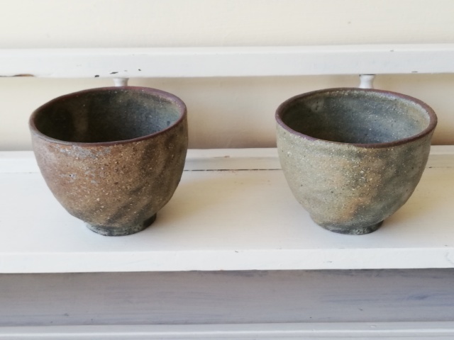 小野哲平 湯飲み×2 （小野哲平 湯呑み （小野哲平] 湯のみ（a