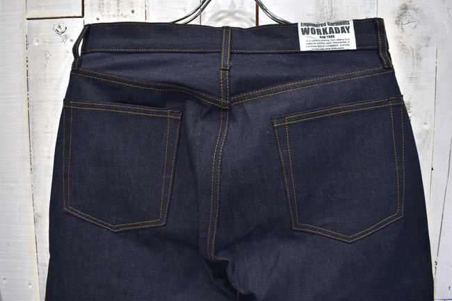 入荷情報!(ENGINEERED GARMENTS/エンジニアド ガーメンツ クリスマスファッション EG workaday type 5 Jeans 13oz cone denim デニム/ジーンズ